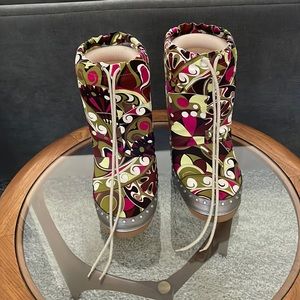 Emilio Pucci Ski Boots size 38-40